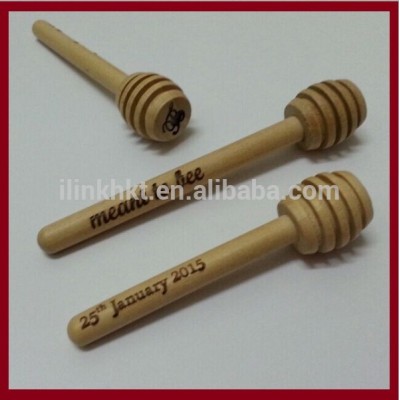 Custom sizes wooden Honey Dippers