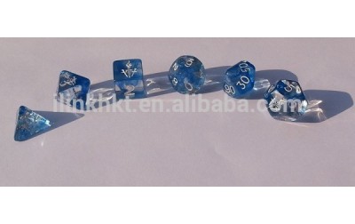 Cloud Nebula RPG dice set