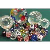 transparent Poker dices