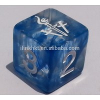 Custom engraved logo dices